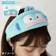 日本三麗鷗Sanrio立體造型大人用彈性洗臉髮帶A1244(5款:凱蒂貓美樂蒂酷洛酷企鵝人魚漢頓;適洗顏化妝保養)Hello Kitty髮箍髮飾 水藍