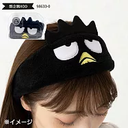 日本三麗鷗Sanrio立體造型大人用彈性洗臉髮帶A1244(5款:凱蒂貓美樂蒂酷洛酷企鵝人魚漢頓;適洗顏化妝保養)Hello Kitty髮箍髮飾 黑