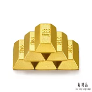 【點睛品】網路獨家款 珍藏金磚造型小金豆6塊 (1.56錢/6克)_計價黃金