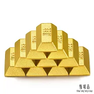 【點睛品】網路獨家款 珍藏金磚造型小金豆10塊 (2.6錢/10克)_計價黃金