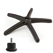 電腦椅專用 五星塑膠腳座 (直徑66cm/固定輪)BASE-002SS