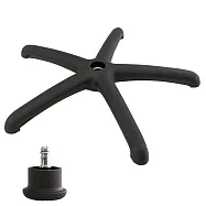 電腦椅專用 五星尼龍腳座 (直徑70cm/固定輪)BASE-008SS
