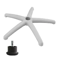 電腦椅專用 五星尼龍腳座 (直徑60cm/固定輪)BASE-010SS