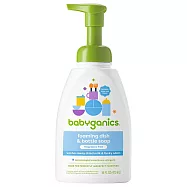 Babyganics貝碧潔 寶寶奶瓶餐具洗潔泡泡露 無香 473ml