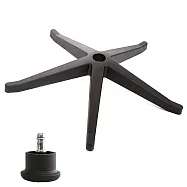 電腦椅專用 高腳尼龍腳座 (直徑70cm/固定輪)BASE-014SS
