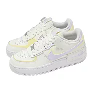 Nike 休閒鞋 Wmns AF1 Shadow 女鞋 白 紫 拼接 反光 AF1 DZ1847-113 22cm WHITE/PURPLE