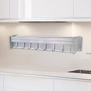 太空鋁合金廚房刀架-8勾-1入