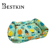 【Bestkin】印花四季寵物窩 七彩魚