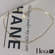 【Hera 赫拉】小眾設計感V型手鍊 H114091801 金色