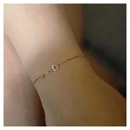 【Hera 赫拉】滿鑽幸運馬蹄手鍊 H114091803 金色