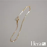【Hera 赫拉】閨蜜款簡約百搭素雅手鍊 H113012302 金色