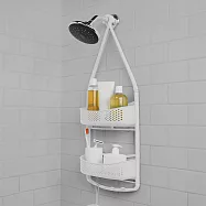 《Umbra》Snorkel吊掛式浴室雙層瀝水置物架(雲朵白) | 浴室瓶罐收納架