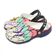Crocs x 鬼滅之刃 Classic Clog 男女鞋 胡蝶忍 洞洞鞋 涼鞋 卡駱馳 聯名 21141290H 22cm MULTI