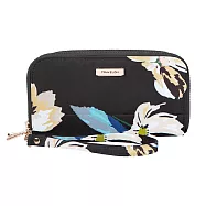 《TRAVELON》雙層拉鍊防盜長夾(花卉) | RFID防盜包 手拿包