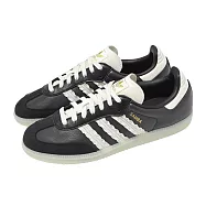 adidas 休閒鞋 Samba OG W 女鞋 黑灰 荷葉邊 德訓鞋 復古 愛迪達 JR8831 22.5cm BLACK/WHITE
