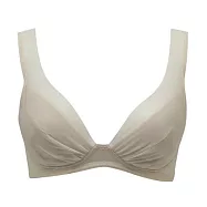 日本LECIEN 輕盈肩 肩膀減壓 無鋼圈胸罩 大尺碼友善-12134359 M 暖米白