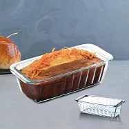 BORCAM MIDI耐熱玻璃直紋蛋糕烤盤-1120cc-1入