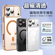 晶磁清透 iPhone 17 抗發黃保護殼 磁吸防摔手機殼 透明