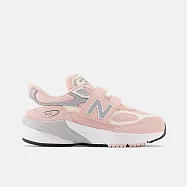 New Balance 990 V6 [PV990PK6] 中童 休閒鞋 運動 復古 W楦 魔鬼氈 舒適 透氣 雲霧粉 21 粉紅