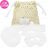 SISLEY希思黎 隨身飾品藤編束口袋(環保水洗清潔棉+洗臉髮帶+毛巾布髮圈)(公司貨)