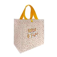 Sunny Bag x WDOG汪來汪趣 - 小方形防水購物袋 - 柯基的玫瑰早晨