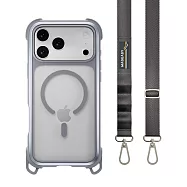 MAGEASY Odyssey Strap M超軍規防摔掛繩手機殼 i17 Pro Max 迷霧/高冷灰