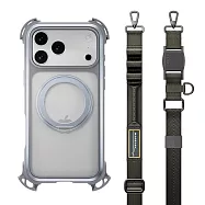 MAGEASY Odyssey Ultra M 終極防摔磁吸支架掛繩手機殼 i17 Pro Max 迷霧/岩石灰