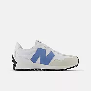 New Balance 327 寬楦 男女大童 休閒鞋 PH327SW-W 18.5 白藍色