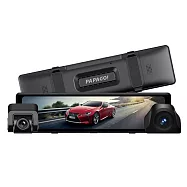 限量贈32G卡 PAPAGO Ray DW2 2k+2k WIFI 雙分離式鏡頭 SONY星光夜視 電子後視鏡(測速提醒/盲區偵測/OTA即時更新) 黑