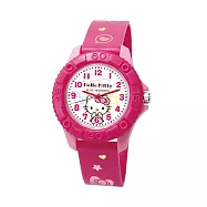 DF童趣館 - 三麗鷗正版授權HELLO KITTY雙色殼兒童錶 KITTY蝴蝶結