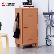 【日本天馬】 Fits 可層疊置物收納櫃(附洞洞板)-DIY-多色可選- 磚紅(新包裝)