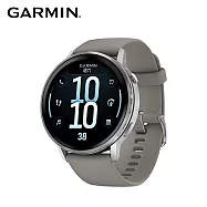 GARMIN VENU 4 GPS智慧腕錶 45mm 舒適灰