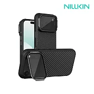 NILLKIN Apple iPhone 17 Pro系列 纖極碳纖維紋磁吸保護殼(透黑鏡蓋) MagSafe -iPhone 17 Pro