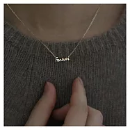 【Hera 赫拉】Forever永恆氣質吊墜鎖骨鍊 H114092501 金色