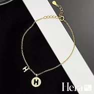 【Hera 赫拉】潮流H手鍊-2色任選 AB052503 金色