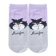 【ONEDER 旺達】迪士尼可愛貓狗直版襪 魯斯佛 101忠狗 妙妙貓 瑪麗貓 台灣製棉襪 親子襪- 魯斯佛(15-22) LU-A502