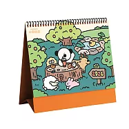 存在日曆 2026年【小圓麵包】三角桌曆 | 台灣製造 | 企業贈禮 | 桌曆 | 插畫