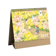存在日曆 2026年【鳥嶼花香】三角桌曆 | 台灣製造 | 企業贈禮 | 桌曆 | 插畫