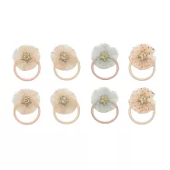 英國Mimi & Lula_AW25_夢幻王國_蕾絲花朵迷你髮束8入