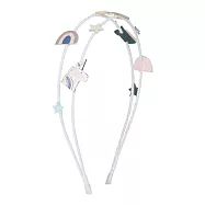 英國Mimi & Lula_AW25_夢幻王國_獨角獸艾莉絲雙層髮圈