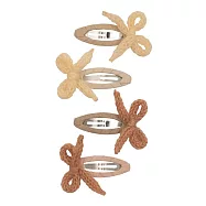 英國Mimi & Lula_AW25_秋日山林_立體蝴蝶結滴答夾4入