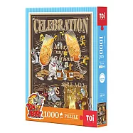 TOi圖益 Tom and Jerry 干杯 拼圖1000片 動漫經典 禮物收藏 家居擺飾