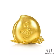 【點睛品】小壽桃 黃金擺件
