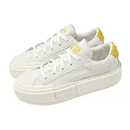 Converse 休閒鞋 Chuck Taylor All Star Cruise 男鞋 女鞋 白黃 復古 厚底 增高 A15817C 22.5cm WHITE/YELLOW
