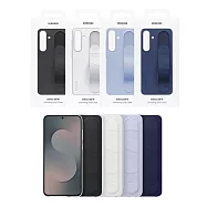 Samsung 三星 Galaxy S25 FE 原廠立架式矽膠保護殼 - 附指環帶 (EF-GS731) 白色