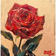 【玲廊滿藝】胡令豪-永恆的熱情20x20cm