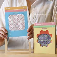 經典台味鐵窗花萬年曆 精裝書 台灣在地色