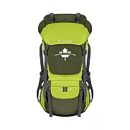 【Horizon 天際線】 Outdoor極限探索登山後背包 60L (送防雨罩) 蒼茫綠