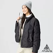 【ATUNAS 歐都納】女款都會保暖羽絨外套A8GA2521W- L 黑