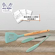 安妮兔 矽膠鍋鏟料理夾二入組 K-E1214